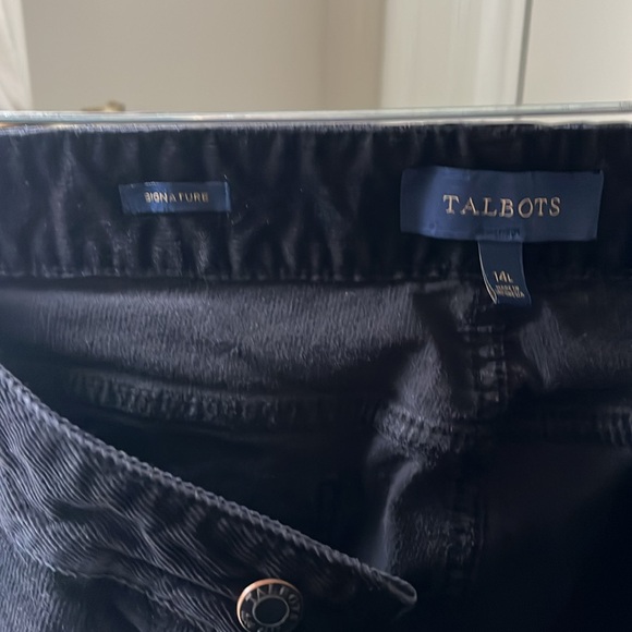 Black Talbots Corduroy Signature Pants 14L - Picture 5 of 7